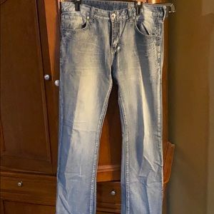 Marc Ecko Cut and sew straight leg jeans 34x32